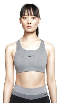 Nike Air Swoosh Sports Bra Womens Gray