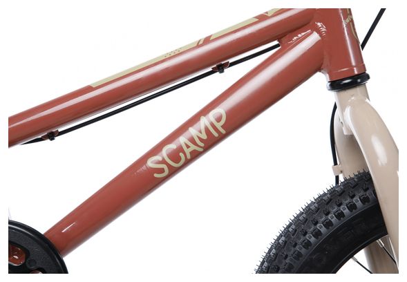 Scamp Medfox Kids MTB Single Speed 16'' Pink Beige