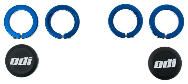 Odi Lock-On Rings Aluminium Blauw