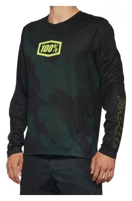Airmatic Limited Edition 100% Long Sleeve Jersey Black / Camo