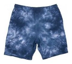 Sunday Cornerstone Tie-Dye Navy Warm-Up Shorts