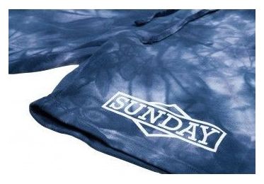 Sunday Cornerstone Tie-Dye Navy Warm-Up Shorts