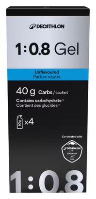 Energie-Gel-Pack Decathlon Nutrition 1.08 Proline Neutral 4x60g