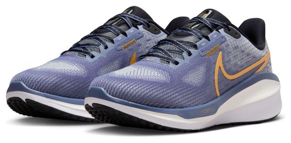 Nike Vomero 17 Women's Running Shoes Blue Gold
