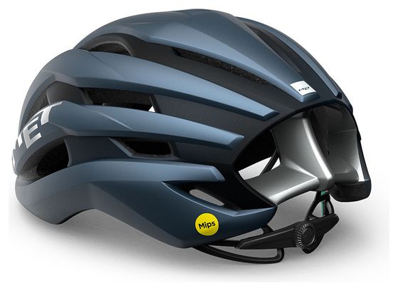 Casque Met Trenta Mips Bleu Marine / Argent Mat
