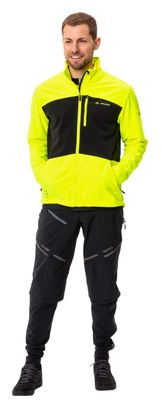 Vaude Virt Softshell II Jas Fluo Geel