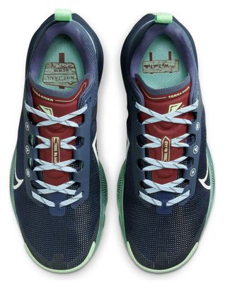 Nike React Terra Kiger 9 Blue Green Women's Trail Running Shoes