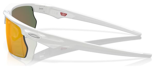 Lunettes Oakley BiSphaera Blanc Polished / Prizm Ruby - Ref : OO9400-0368