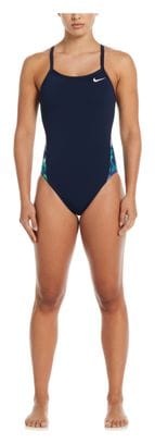 Bañador Nike Swim Hydrastrong Multi Print Azul Mujer