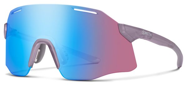 Smith-Brille, mattgrün, Meteorite Crystal ChromaPop Low Light, rosa-blau verspiegelt