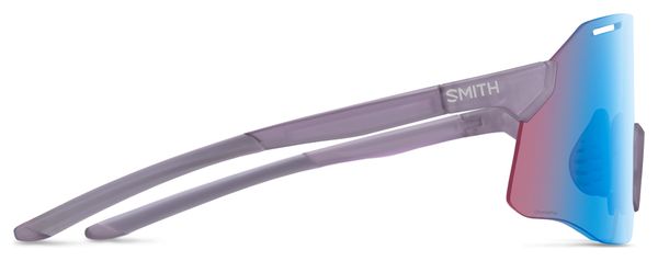 Smith-Brille, mattgrün, Meteorite Crystal ChromaPop Low Light, rosa-blau verspiegelt