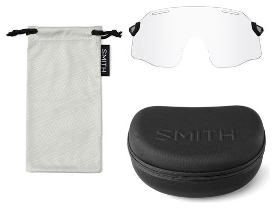 Smith-Brille, mattgrün, Meteorite Crystal ChromaPop Low Light, rosa-blau verspiegelt