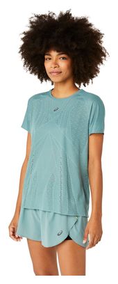 Camiseta de manga corta para mujer Asics Metarun Azul