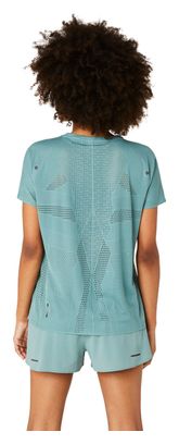 Camiseta de manga corta para mujer Asics Metarun Azul