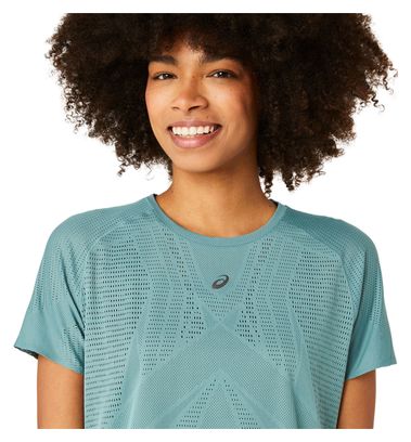 Camiseta de manga corta para mujer Asics Metarun Azul