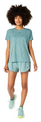 Camiseta de manga corta para mujer Asics Metarun Azul