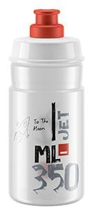 Elite Jet 350 ml Transparent Logo Red water bottle