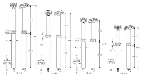 Fox Racing Shox Transfer Factory Internal Seat Tube 2024 (Without Control)