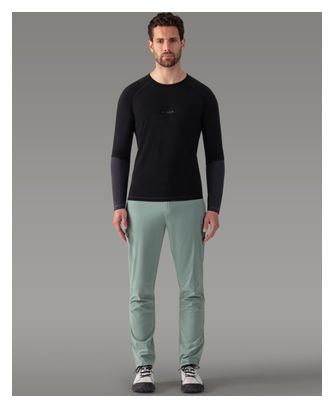 T-Shirt Manches Longues Ayaq Mefonna Merinos Noir Homme