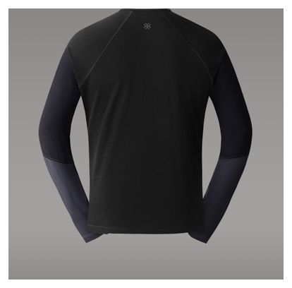 T-Shirt Manches Longues Ayaq Mefonna Merinos Noir Homme