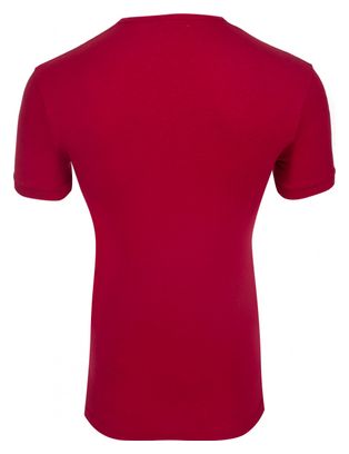 T-shirt a maniche corte con distintivo dell&#39;azienda vinicola LeBram / Rossa