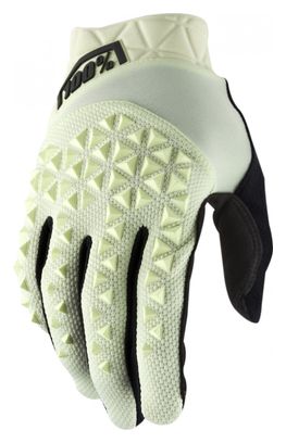 Pair of 100% Geomatic Yellow / White Gloves