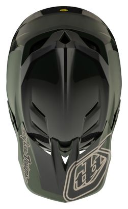 Troy Lee Designs D4 Polyacrylite Mips Khaki full-face helmet