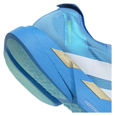 Scarpe da corsa adidas Adizero Adios Pro 4 Blu/Oro Donna