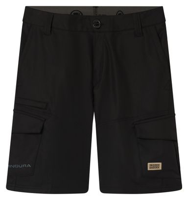 Pantalones cortos de ciclismo de montaña Endura Loop Cargo negros para hombre