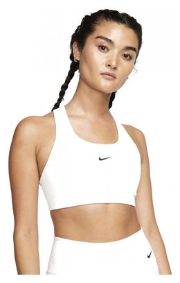 Sujetador deportivo Nike Air Swoosh blanco mujer