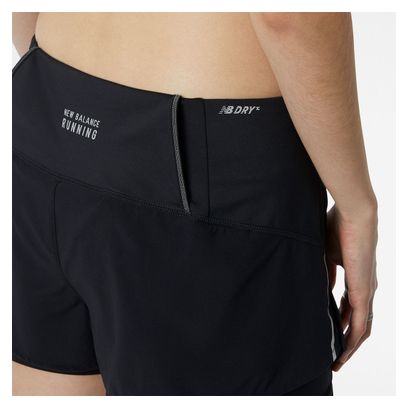 New Balance Impact Run 2-in-1-Shorts für Damen Schwarz