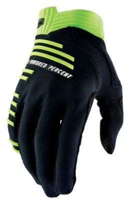 Lange Handschuhe 100% R-Core Schwarz / Lime