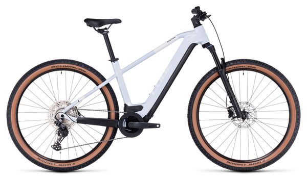 VTT Électrique Semi-Rigide Cube Reaction Hybrid Pro 625 Shimano Deore 11V 625 Wh 29'' Blanc Flash 2023