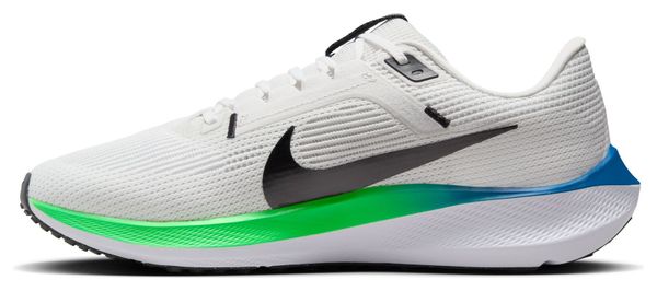 Nike Air Zoom Pegasus 40 Running Shoes White Green Blue