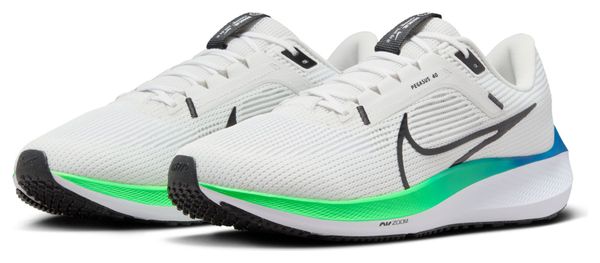 Zapatillas Nike Air Zoom Pegasus 40 - Blanco Verde Azul