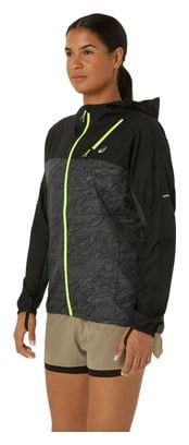 Veste coupe-vent Asics Fujitrail Packable Noir Femme