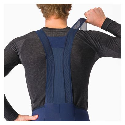 Castelli Espresso Blue Bib shorts