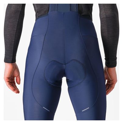 Castelli Espresso Blau Lange Radhose mit Trägern