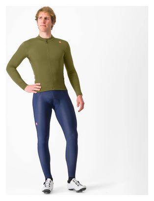 Castelli Espresso Blau Lange Radhose mit Trägern