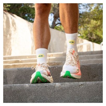 Chaussettes BV Sport Light Run ''Méditerranée'' Blanc/Bleu