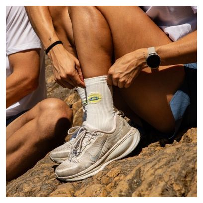Chaussettes BV Sport Light Run ''Méditerranée'' Blanc/Bleu