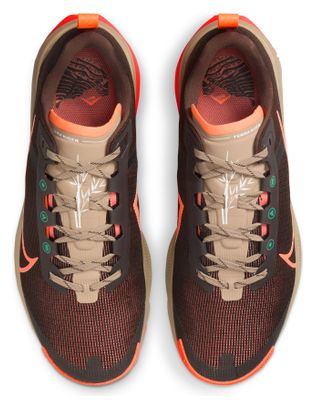 Nike Kiger 9 Trail Shoes Brown/Orange Men