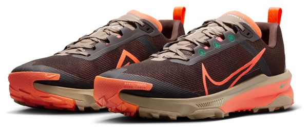 Nike Kiger 9 Trail Shoes Brown/Orange Men