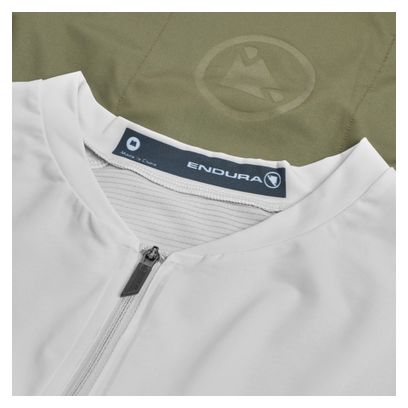Endura Pro SL Jersey met korte mouwen Grijs/Groen