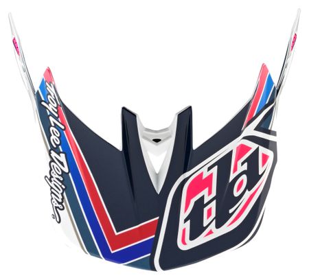 Troy Lee Designs D4 Polyacrylite Mips Blue full-face helmet