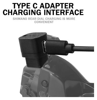 Pièce de vélo pour vélo électrique SHIMANO EW-EC300 Di2  9270 9250 8170 8150 7170 - 12 vitesses Di2 - adaptateur 4 broches vers type-c - chargeur de batterie
