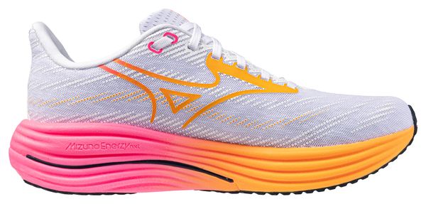 Mizuno Wave Rider 29 Scarpe da corsa Bianco/Arancione/Rosa Unisex