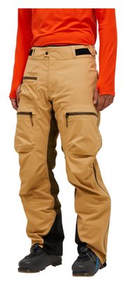 Pantalón impermeable Peak Performance Vislight GTX C-Knit Beige para hombre