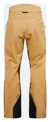 Pantalón impermeable Peak Performance Vislight GTX C-Knit Beige para hombre