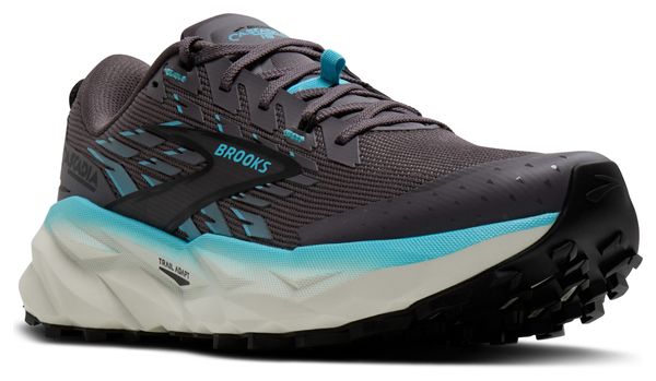 Brooks Cascadia 19 Trail Running Shoes, Gray/Blue, Women's